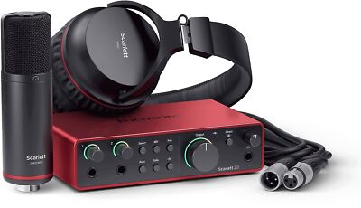 Focusrite Scarlett 2I2 Studio (4th Generation) Audio Interface