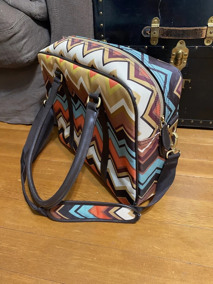 ✈️ Bolso de Viaje MISSONI para TARGET ZIG ZAG PORTÁTIL Avión Bolso de Transporte Bandolera Foto 3 de 4