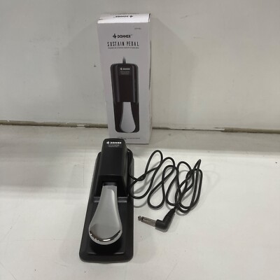 Donner Piano Sustain Pedal, Keyboard Pedal for DSP-001 Basic, Black