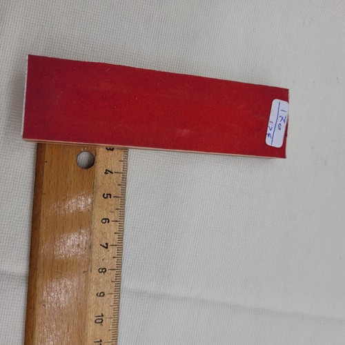 MEZUZA FATTO A MANO LEGNO DI ULIVO SMALTATO DISEGNO FLOREALE BIANCO DI ROSEMARIE MISURA PICCOLA - Foto 5 di 5