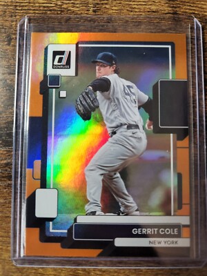 2022 Donruss Gerrit Cole Holo Orange Parallel SP #165 New York Yankees All-Star