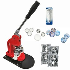 ChiButtons KIT 37mm Button Maker-1  Round Mould  200 Pin Parts  Circle Cutter