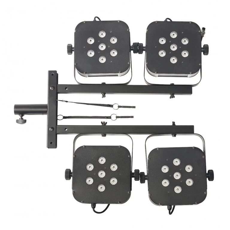 Stagg SPS2LIS T-bar DJ Disco Effects Lighting Rig Extension 35mm Speaker Stand - Image 3 of 4