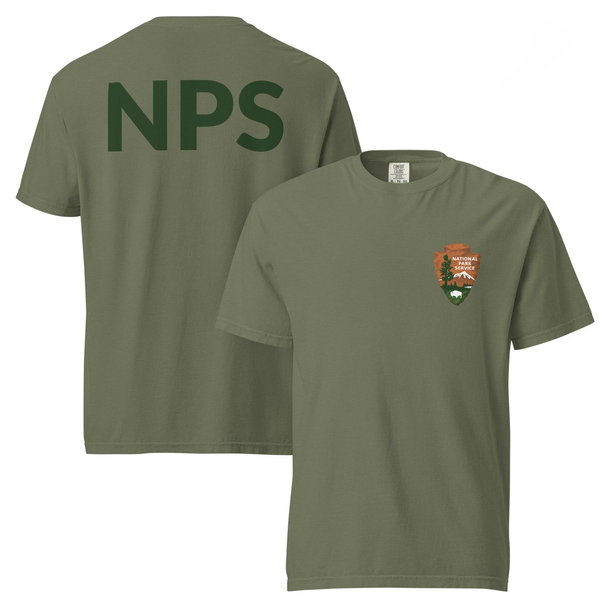 ★★Columbia★★ REVERSE ARCH LOGO SS TSHIRTS Vintage Green mens_camp_site_vintage_graphic