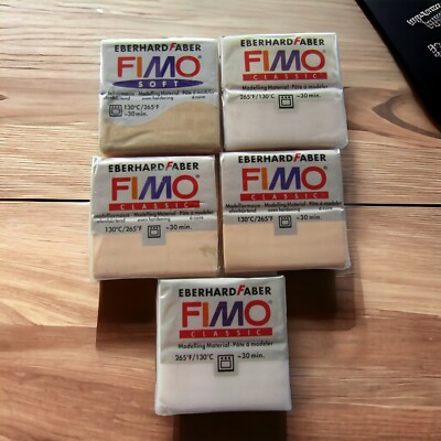 Lot of 5 Eberhard Faber FIMO Modelling Material