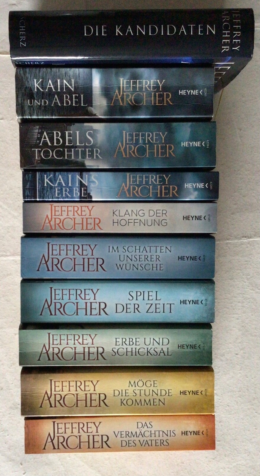11x Jeffrey Archer Kain und Abel Trilogie Das Vermächtnis Vaters Die