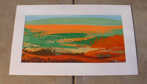 JOSEPH GRIPPI Monotype Screenprint AUTUMN Pencil Signed - Picture 2 of 4