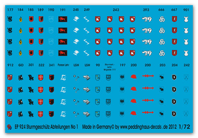 Peddinghaus 1/72 0924 Stug Batteries Part 1 | eBay
