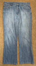 Ralph Lauren Jeans Womens 12 High Rise Bootcut 100 Cotton Y2K Relaxed Denim