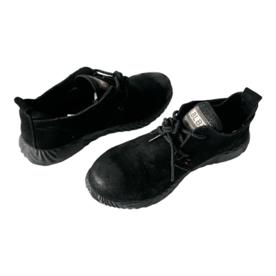 靴 jinjin@ Jingpin LBLBX Men's Black Leather Steel Toe Safety Work Shoes Size