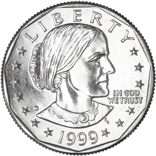 1999 D Susan B Anthony Gem BU Dollar US Mint Coin - Picture 1 of 6
