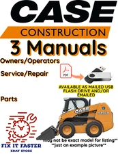 CASE 1835B SKID STEER MANUAL OPERATORS SERVICE PARTS SHOP REPAIR OWNERS PDF USB