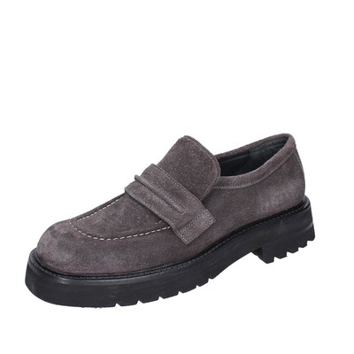 Men's shoes MOMA 9 (EU 42) loafers gray suede EX623-42