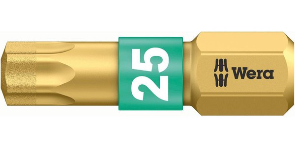 "Wera Bit 1/4\" DIN3126 C6,3 T25X,25Mm Diamant"-image