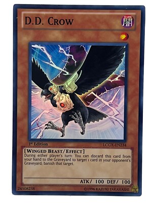 Yugioh D.D. Crow 1st Edition LCGX-EN234 Super Rare NM | eBay