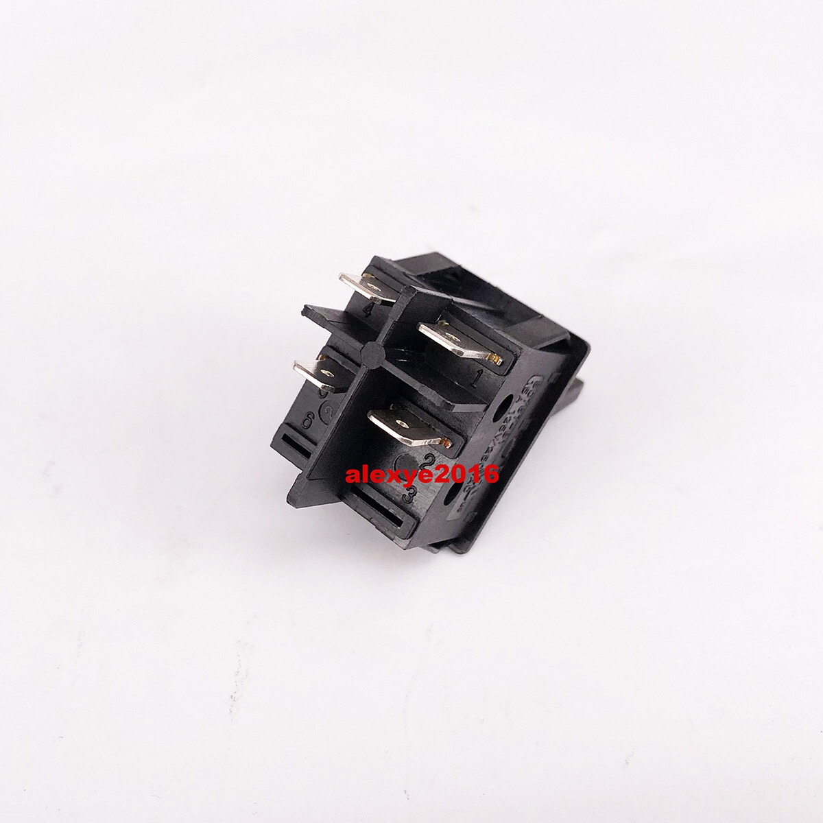 BAOKEZHEN SC767-B1 Switch 4 Pins ON-OFF 2 Positions Black 15A 125