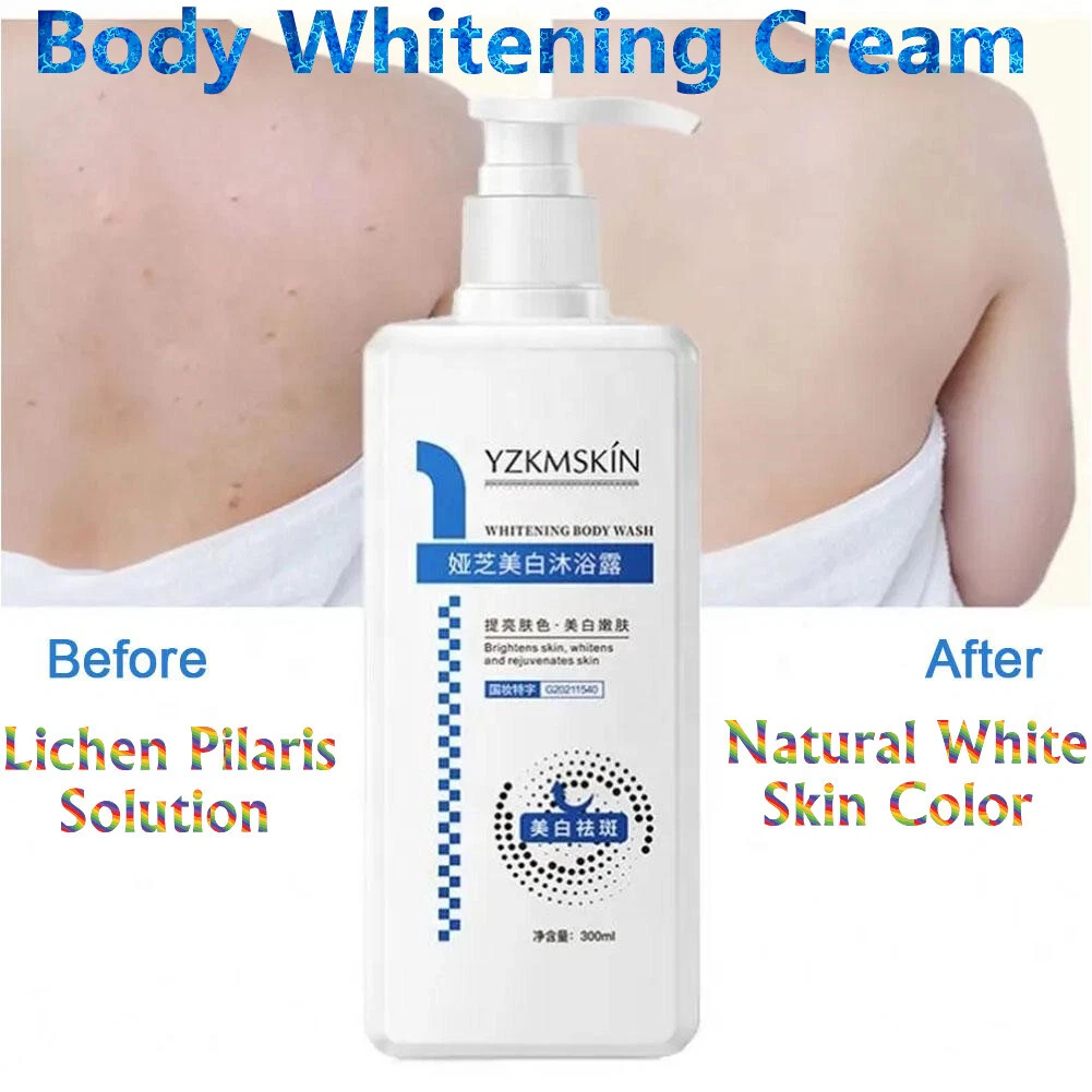 Body Whitening Cream Deep Cleaning Body Wash Natural White Skin Care Full Q4W3