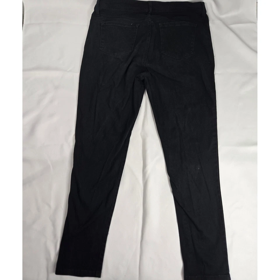 Eunina Black Denim Jeans Stretch High Slim Fit Casual Pants 2XL Modern Classic - Image 3 of 4