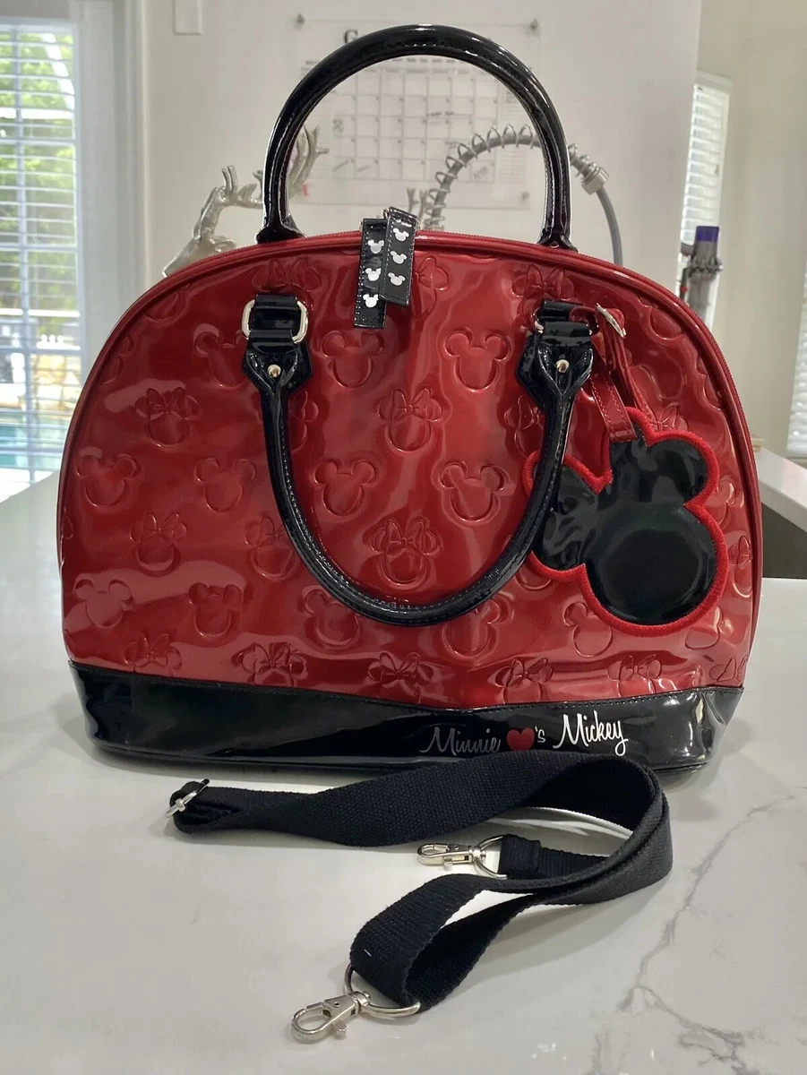 Loungefly Disney Mickey and Minnie Embossed Bag