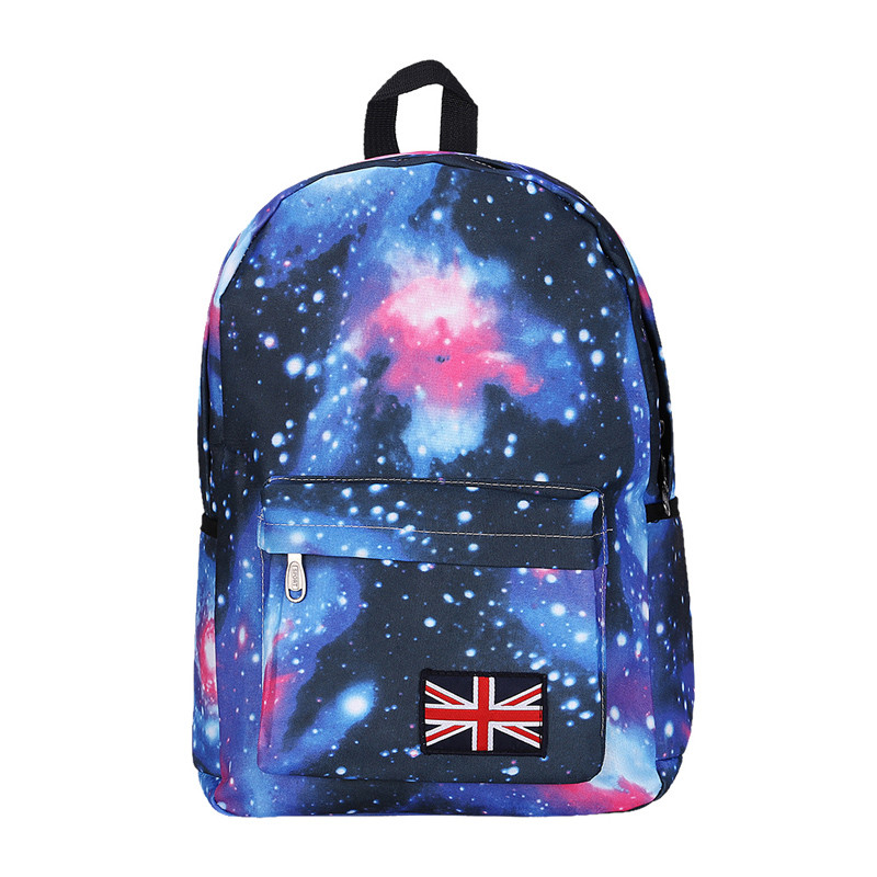 Star Galaxy School Bag Backpack Teenage Girls Kids Collection Canvas