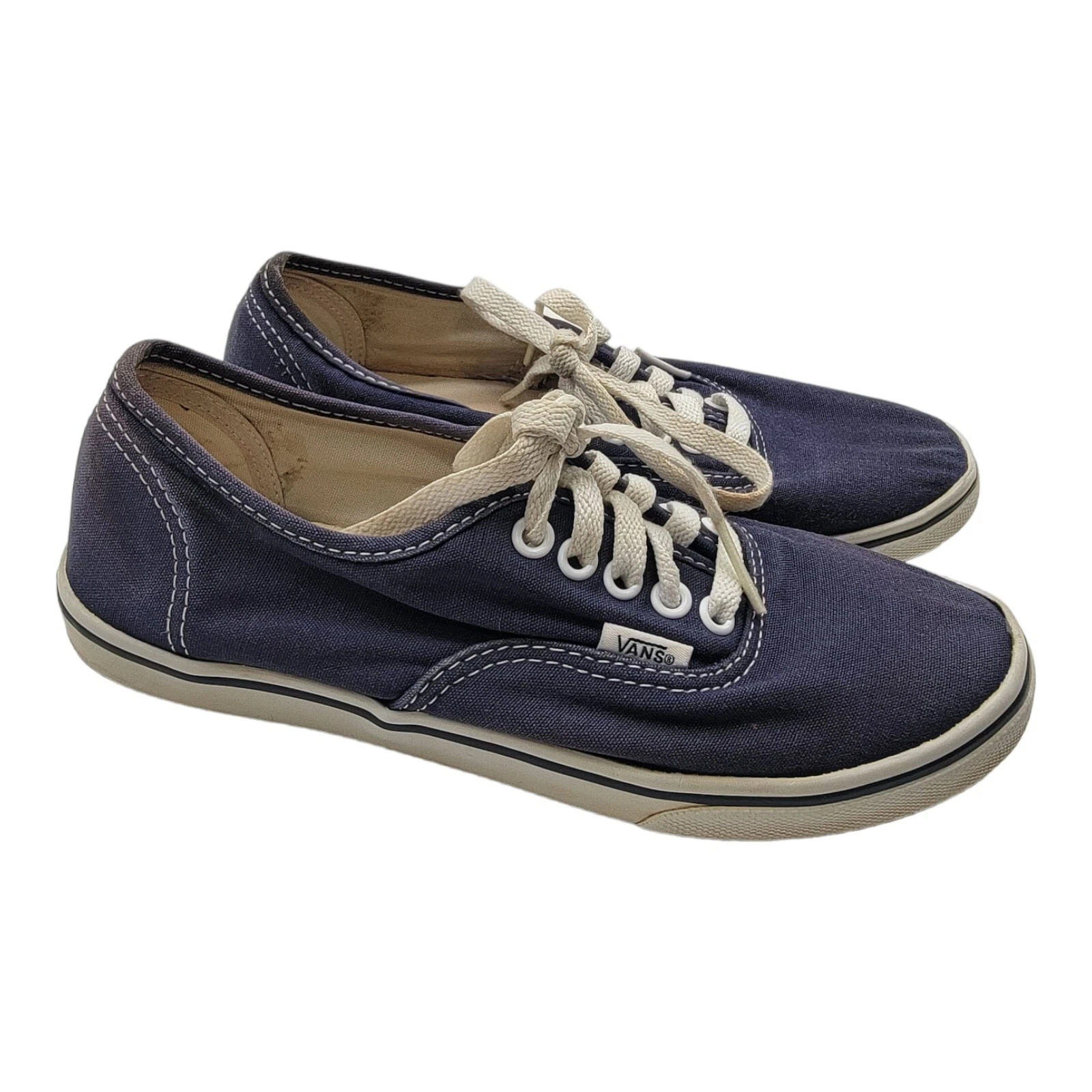 Scarpe Vans Unisex Taglia M5.5 W7 Epoca Classiche TCQO Blu Sneakers