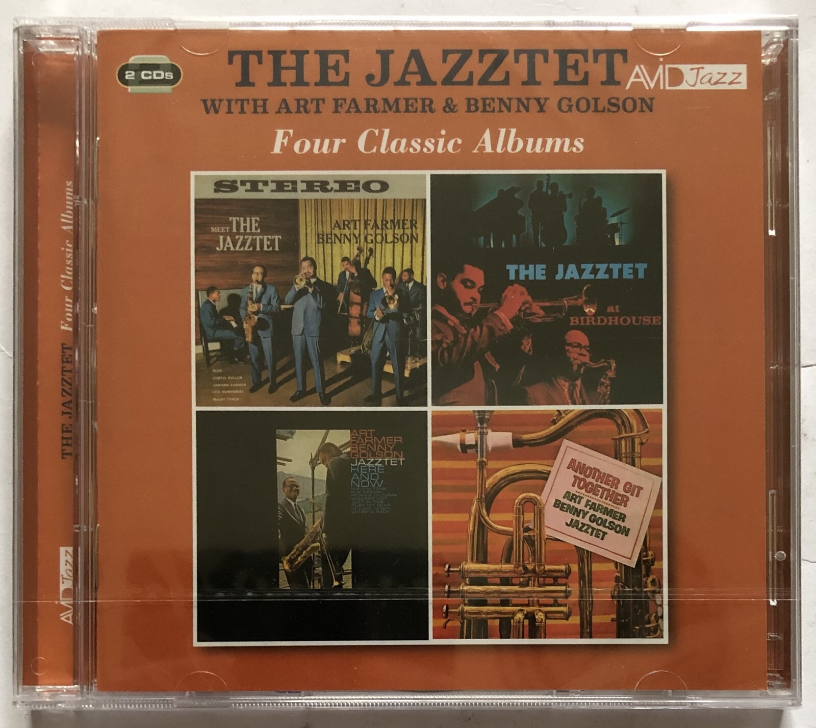 Art Farmer Benny Golson CD New Four Classic Albums 5022810344223