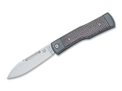 Fox Knives Gunstock M390 Ti Bison Micarta 42a Taschenmesser Slipjoint FX-558 BI