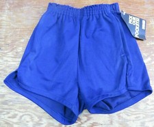 Vintage NOS 70's Dodger gym running Shorts Youth Small Sizing Dark Blue 1 