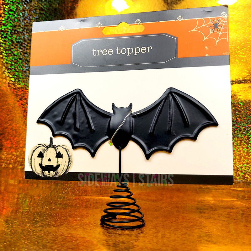 BAT SILHOUETTE HALLOWEEN TREE TOPPER 5