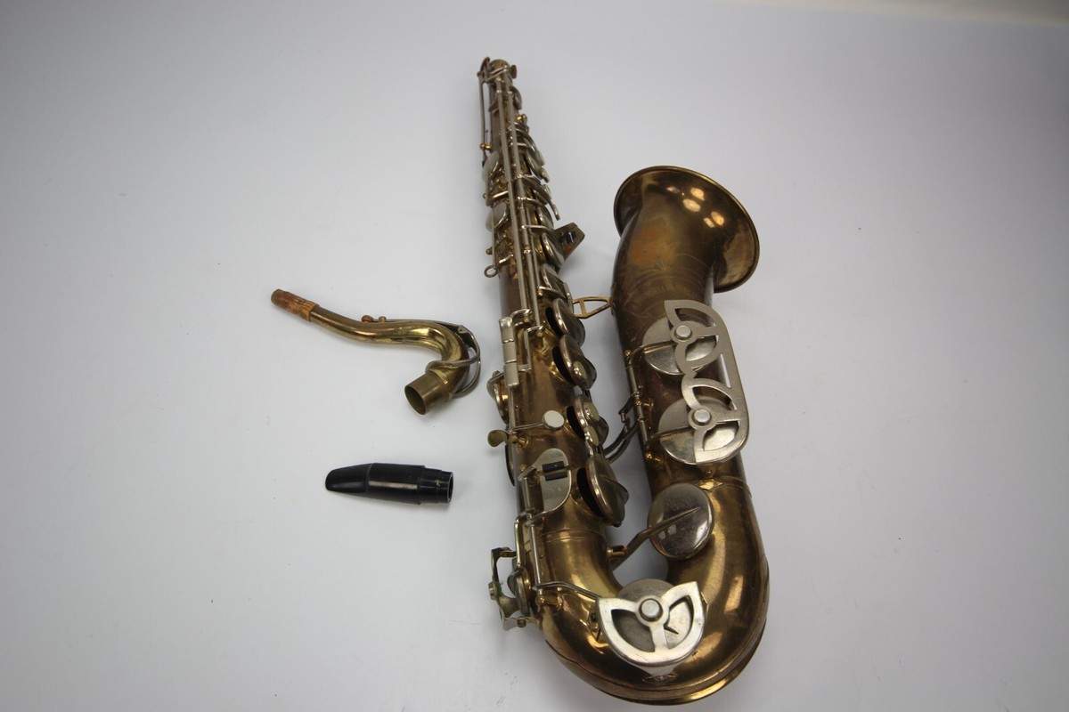Orpheum Deluxe Tenor Saxophone Vintage Sax ITALY needs some love