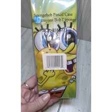SpongeBob SquarePants Plastic Pencil Case Nickelodeon School Supplies New