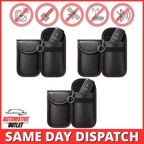 6x RFID BLOCKING FARADAY POUCH SIGNAL BLOCKER CASE FOR AUDI KEYLESS ENTRY FOBS