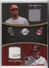 2008 Sweet Spot Swatch Dual Memorabilia Ken Griffey Jr Grady Sizemore HOF 1tc9