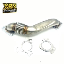 XRN HD 304SS Up Pipes w/ Gaskets for 2001–2016 GMC Chevy 6.6L Duramax Diesel