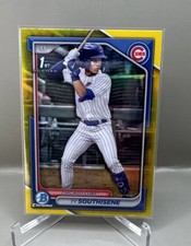 2024 Bowman Draft - Chrome Ty Southisene #BDC-45 Yellow Refractor 43/75 (RC)