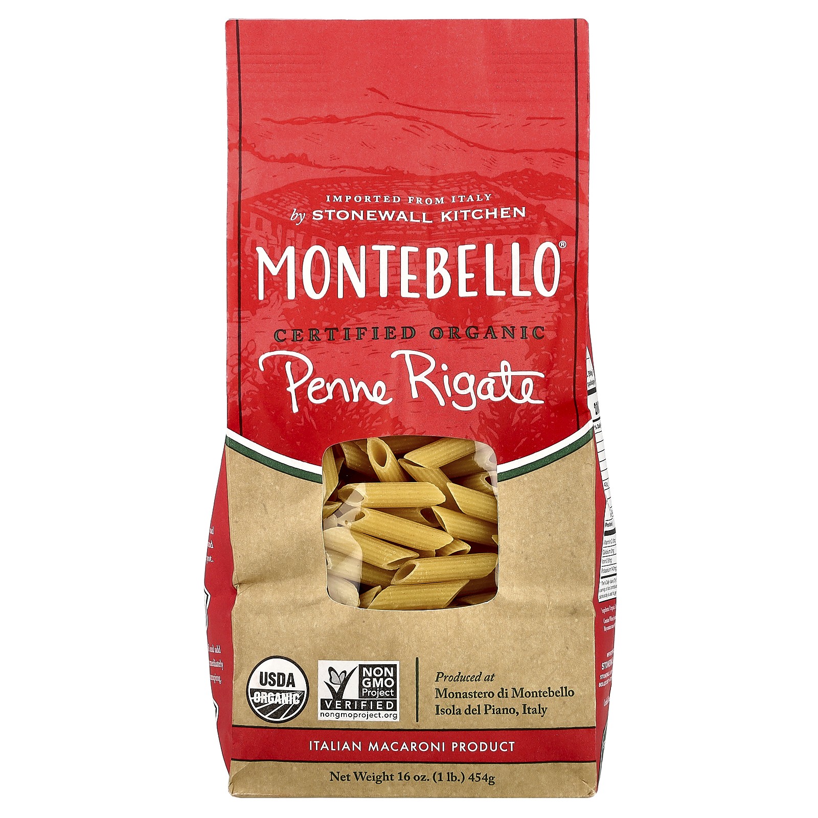 Органическое пенне Ригате 16 унций 454 г 2190₽