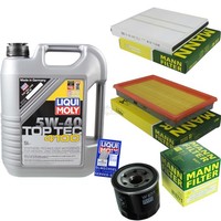 Inspektionskit Filter Liqui Moly ÖL 5L 5W-40 FüR Nissan X-Trail T30 2.0 2.5 4X4