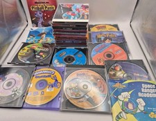 30 Game Lot VTG 2000s 90's PC CD-Rom Education/Arcade Disney Nickelodeon WB