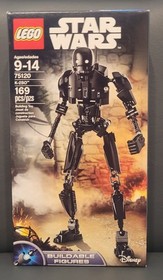 LEGO Star Wars Retired K-2SO, Rey, Imperial Death Trooper, NEW Factory Sealed