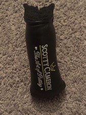 Scotty Cameron Titleist 1998 "The Art of Putting" Headcover Black Leather Crown