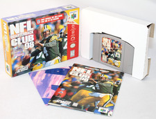 NFL Quarterback Club 98 N64 Complete CIB Very Good Condition w/ RARE Poster 