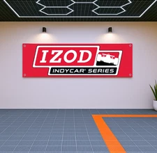 Decoration IndyCar Series Flag Banner 71x24 – Garage Wall Decor for Racing Fans
