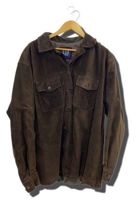 GAP Old Suede Jacket Size L Cowhide Men 8488