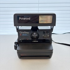 Vintage Polaroid One Step Flash 600 Plus Close Up Instant Film Camera Untested