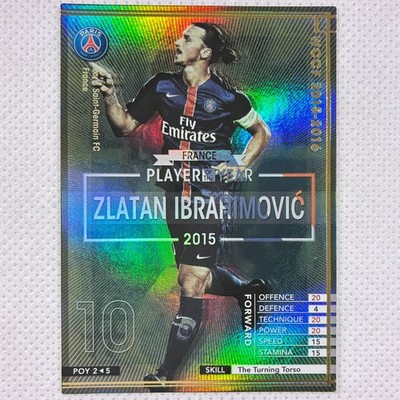 Panini WCCF 2015-16 Zlatan Ibrahimovic Paris Saint-Germain POY2 Sweden Japan