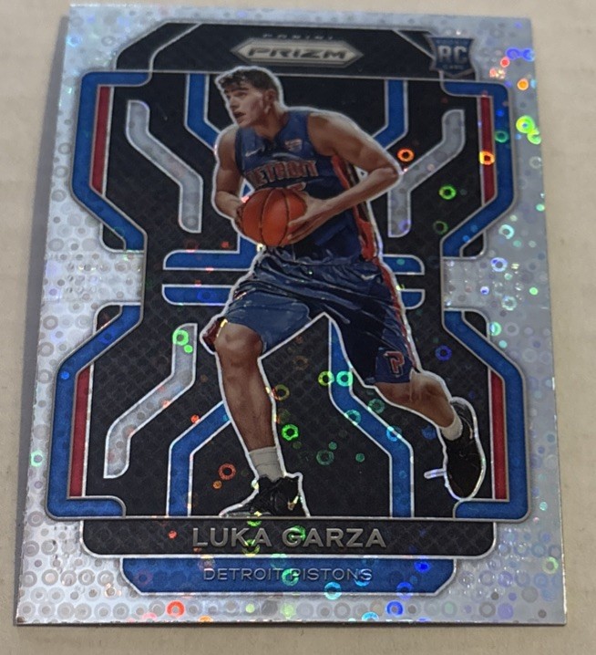 2021-22 Panini Prizm - Luka Garza #303 Fast Break Disco Prizm (RC)