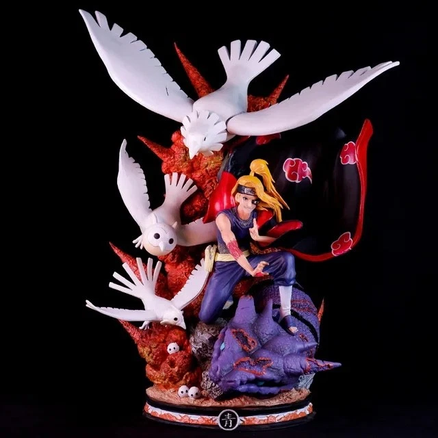40cm Deidara Figure Naruto Anime Large PVC Statue Scene Collectible Model Toy - Image 2 of 4