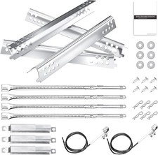 Hisencn Grill Parts for Charbroil Advantage Series 4 Burner 463344116 15 1/2" 
