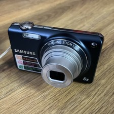 Vintage Samsung ST65 Retro Digital Compact Camera Navy 14.2MP 5x Zoom Working