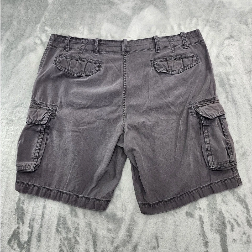 Arizona Jeans Co Shorts Mens 46 Gray Cargo Pockets Utility Cotton Outdoor Casual - Image 2 of 4